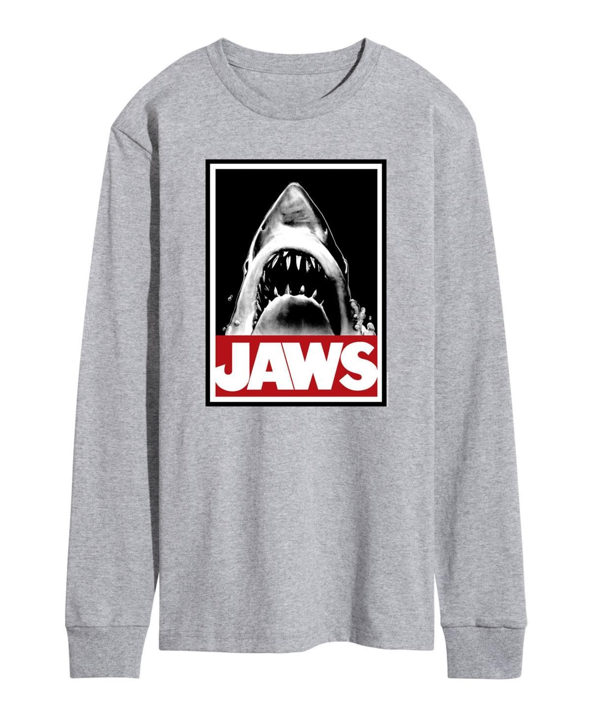 Mens Jaws Long Sleeve T-shirt Product Image