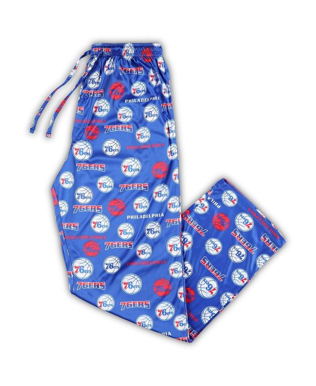 Mens Concepts Sport Royal Philadelphia 76ers Big and Tall Breakthrough Sleep Pants Product Image