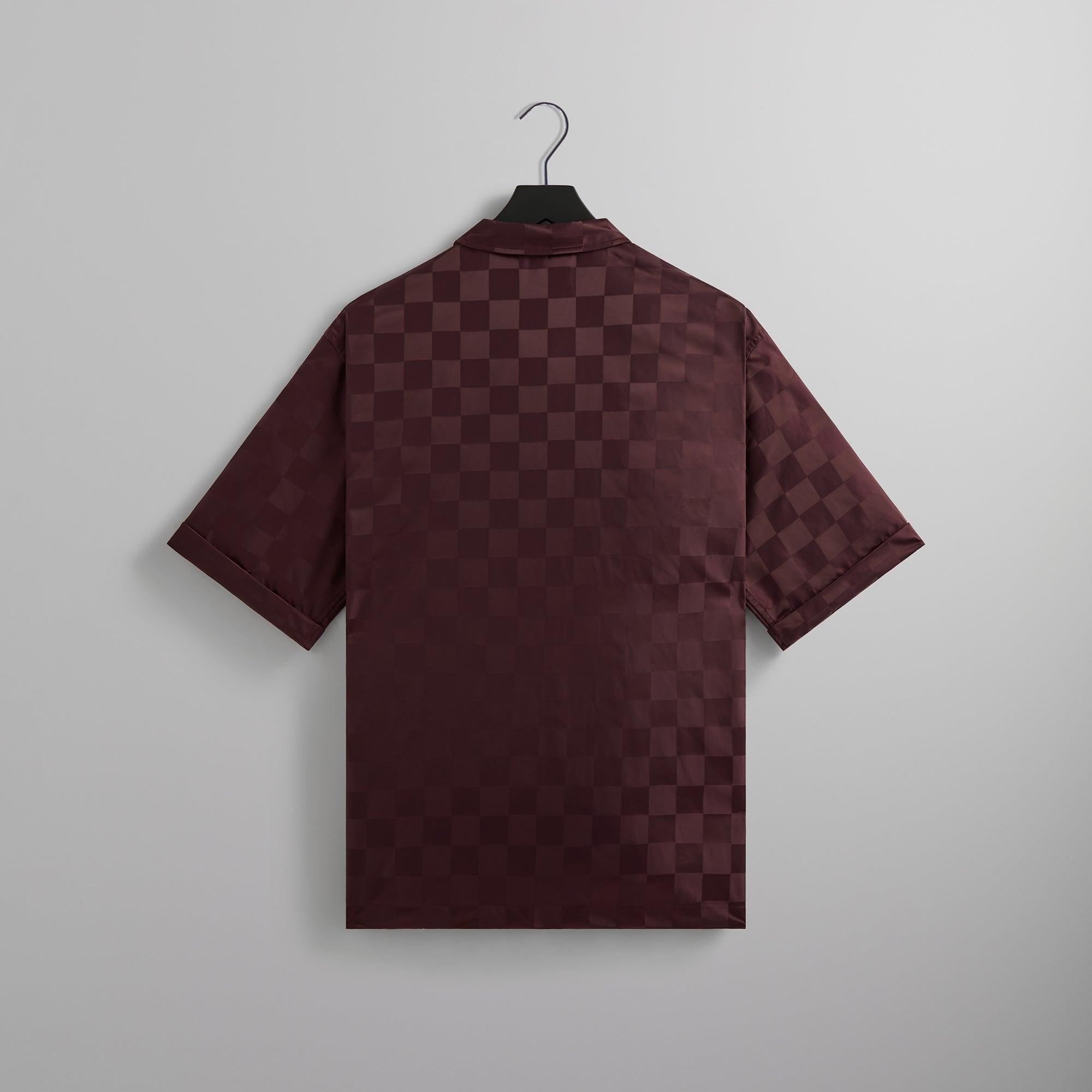 Kith Checkered Satin Reade Shirt - Rave Male Product Image