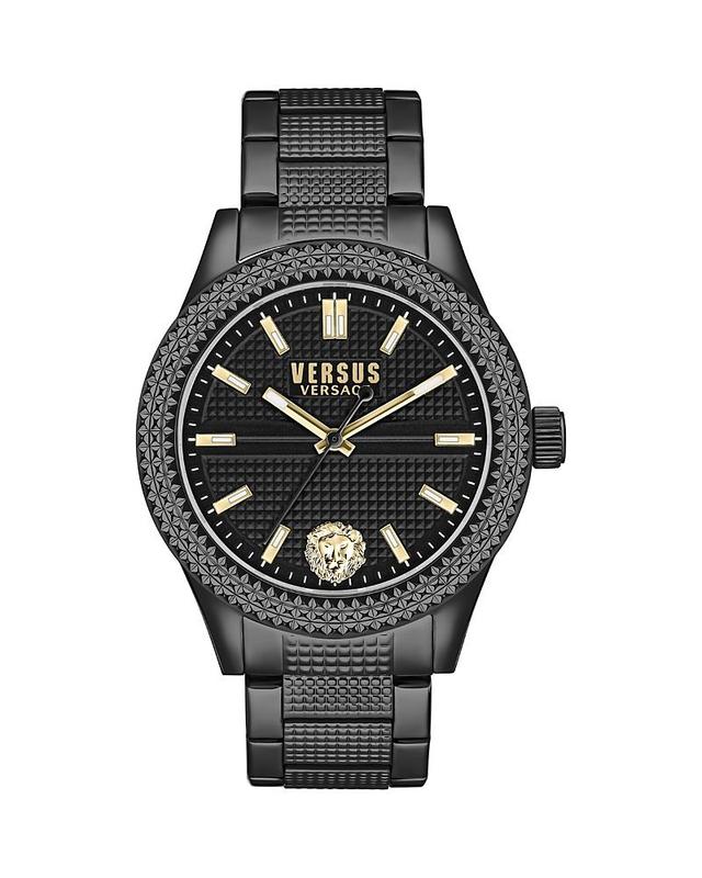 Versus Versace Womens Bayside Three Hand Black Stainless Steel Watch 38mm Product Image