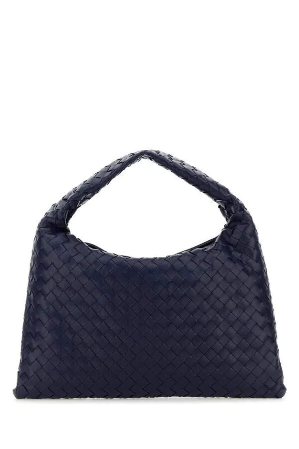 BOTTEGA VENETA Large Hop Bag In Blue Product Image