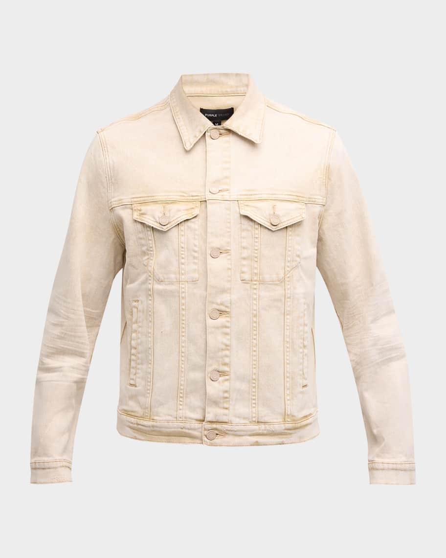 Men's Embossed Heavyweight Trucker Jacket Product Image