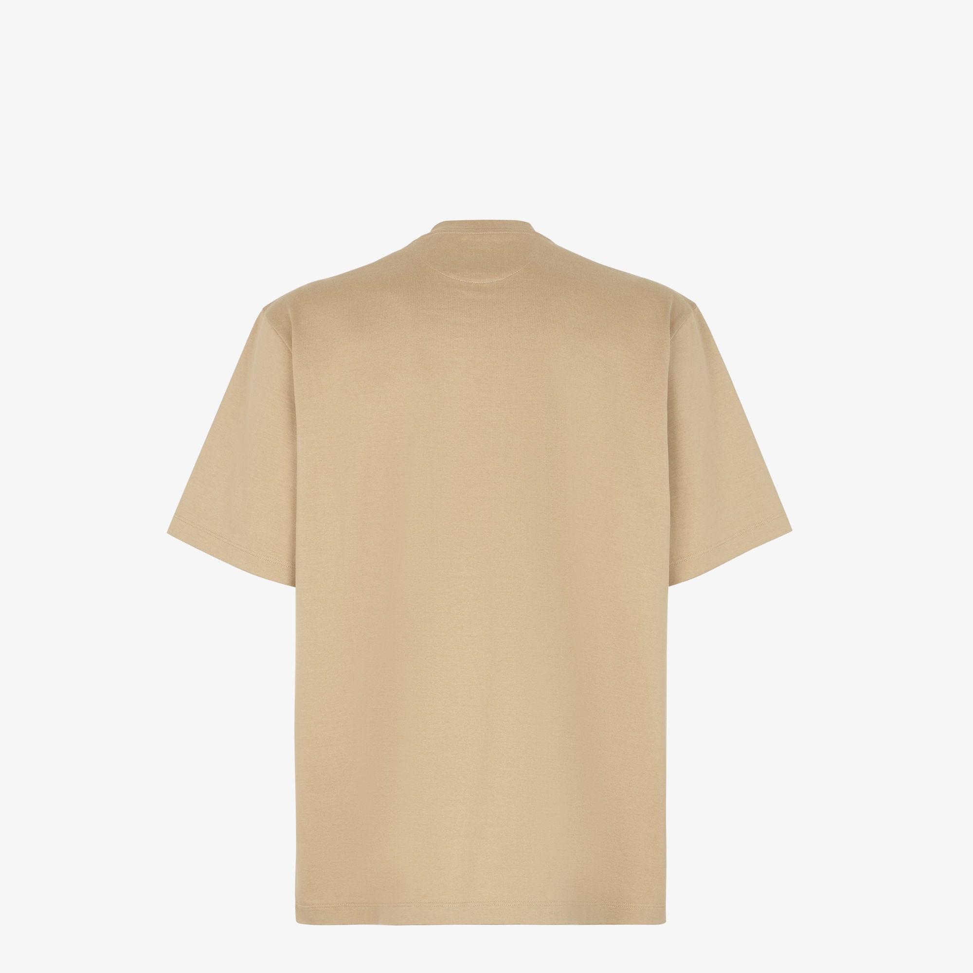 T-ShirtBeige jersey T-shirt Product Image