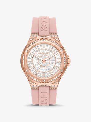 Oversized Pavé Logo -Tone Watch Product Image