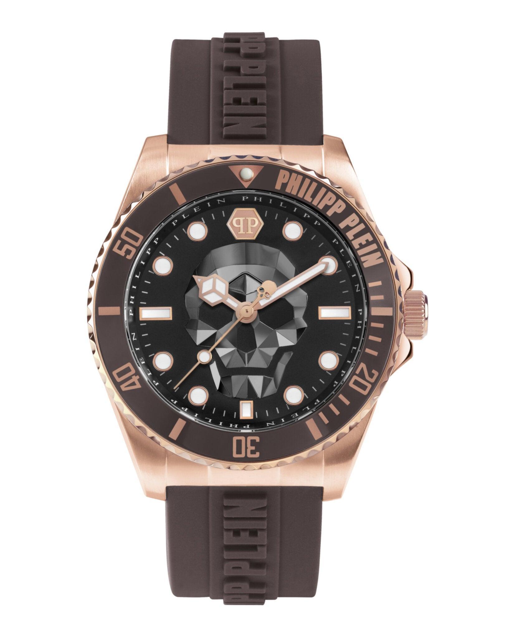 The $kull Diver Silicone Watch In Gold Product Image