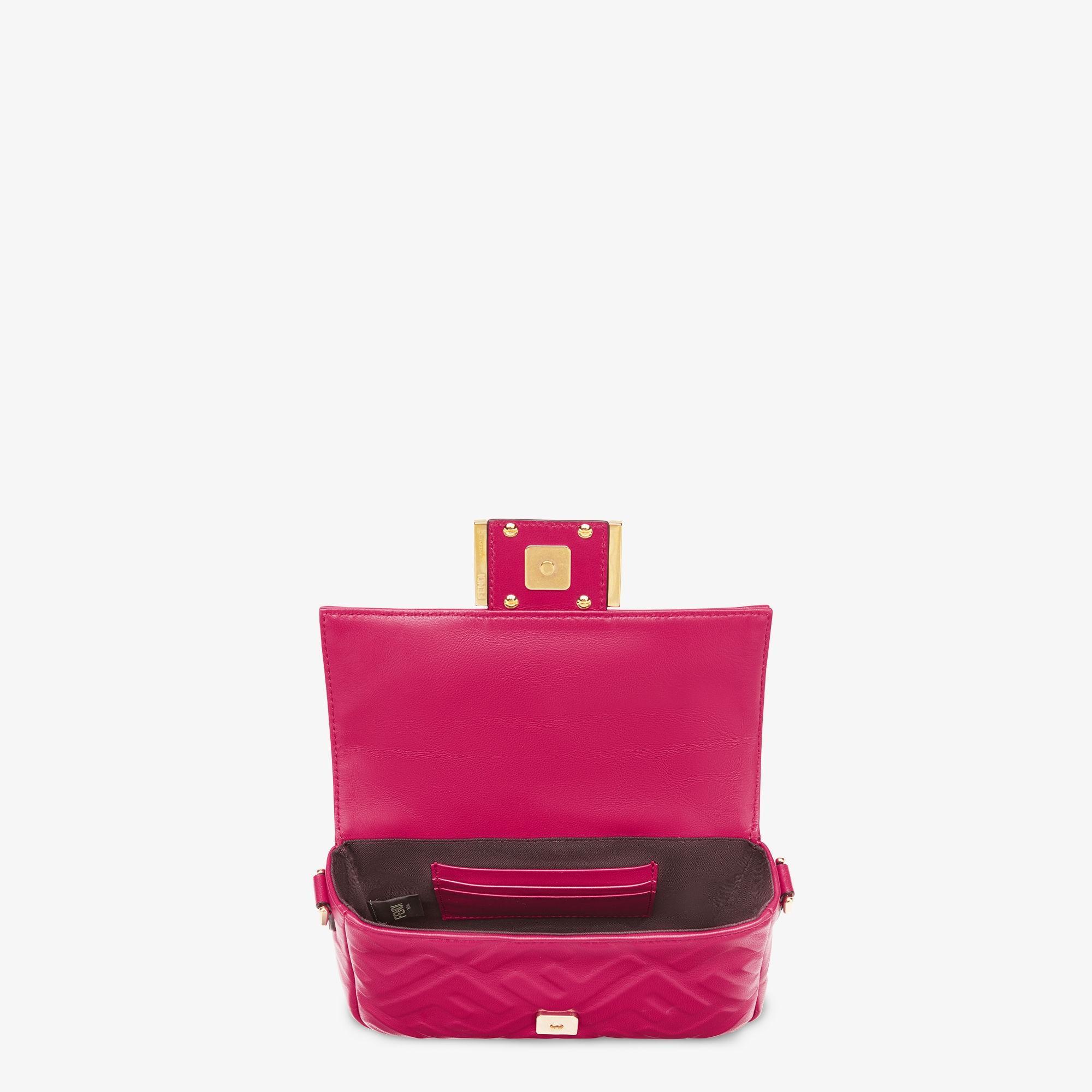 Baguette MiniFuchsia nappa leather bag Product Image