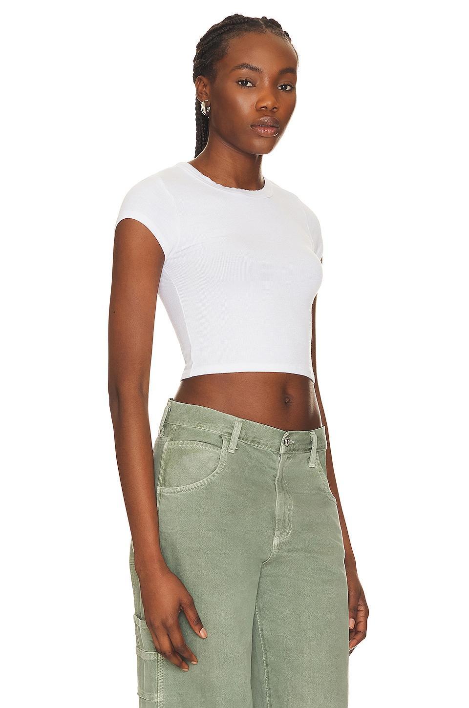 Silk Cropped Tee Enza Costa Product Image