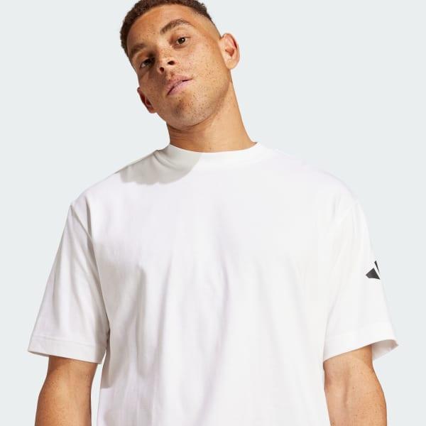 adidas Essentials Loose Fit 3 Bar Logo Tee Warm Clay 2XL Mens Product Image