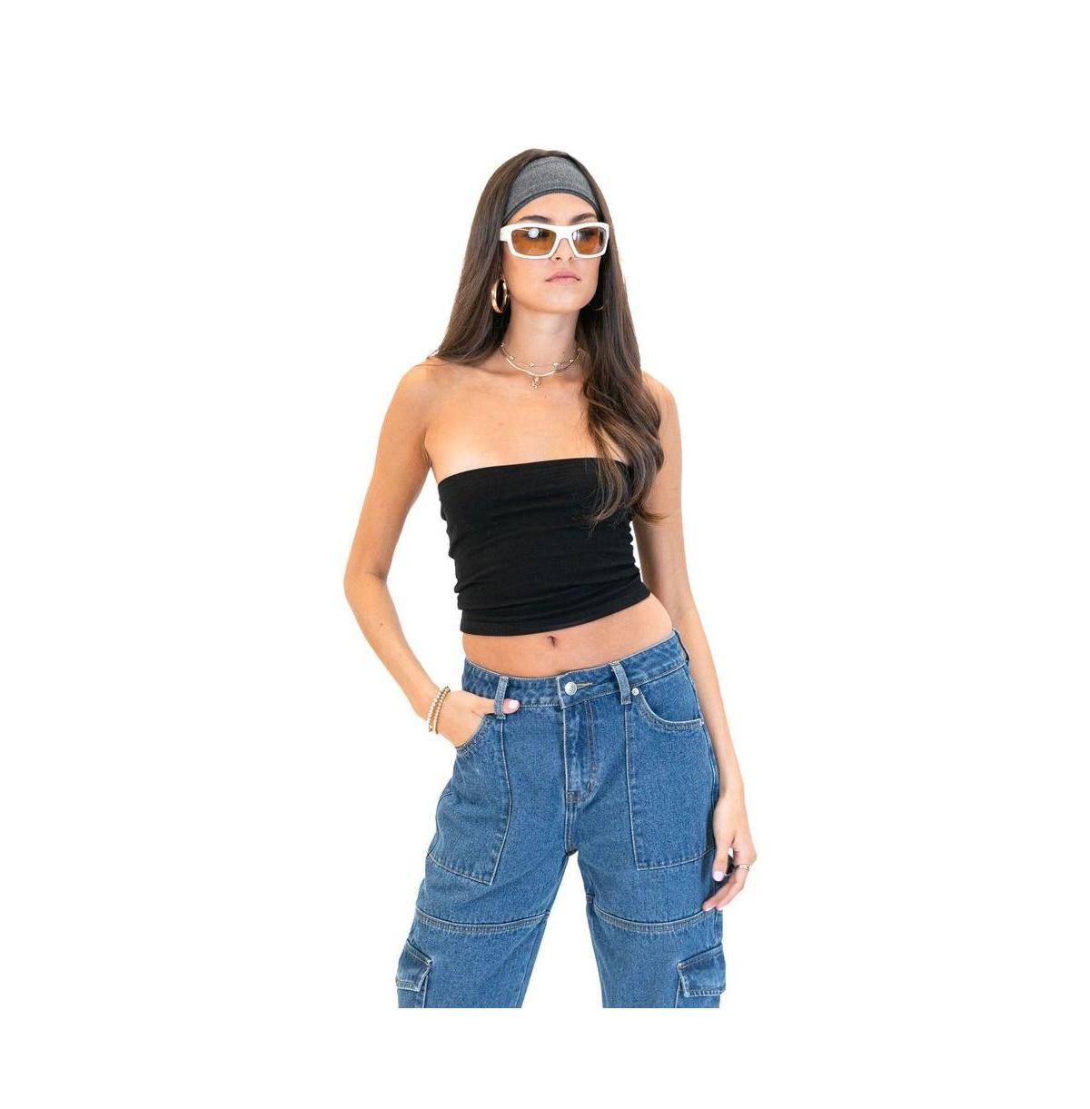 Womens Basic Strapless Tube Top Product Image