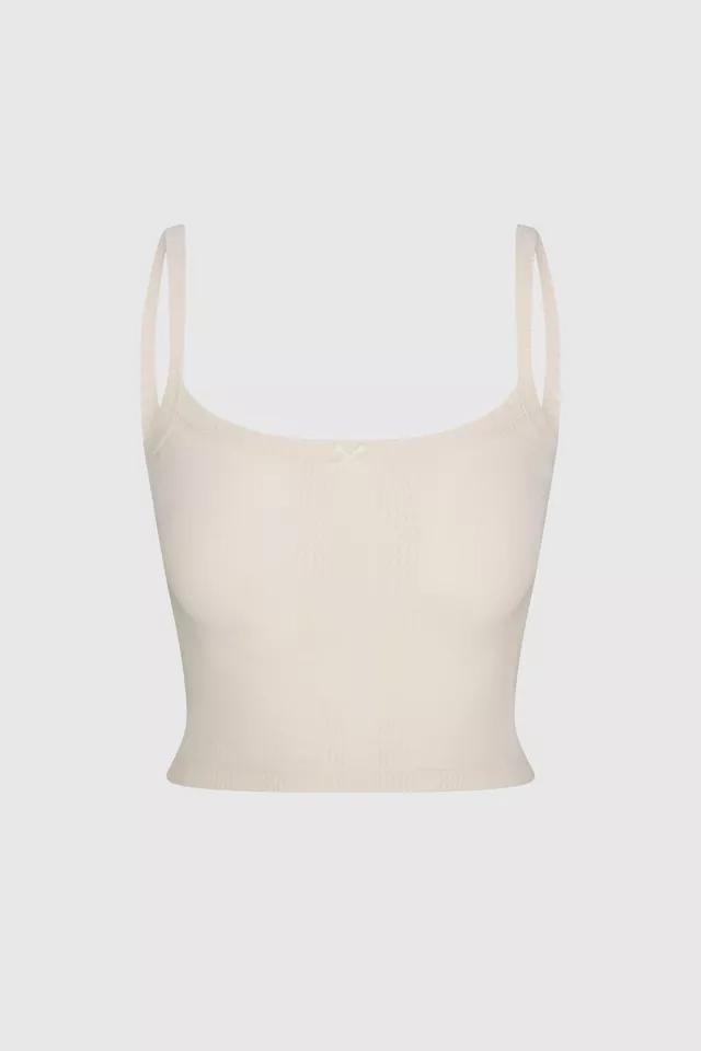 RAT BOI Square Neck Pointelle Cami Product Image