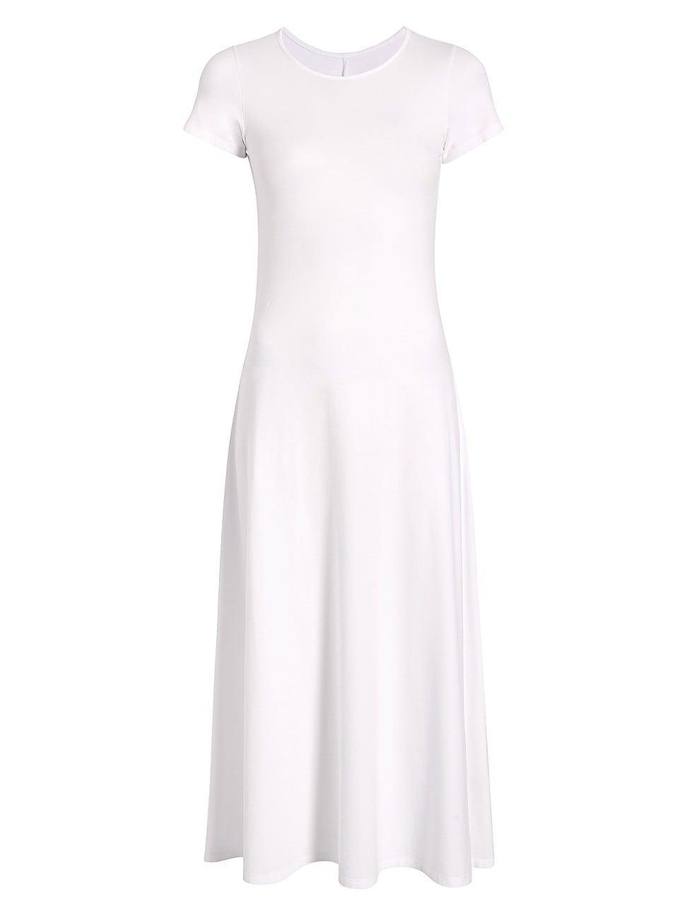 Womens Short-Sleeve Jersey Midi-Dress Product Image