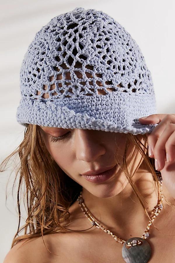 Lia Hand-Crochet Bucket Hat Womens at Urban Outfitters Product Image