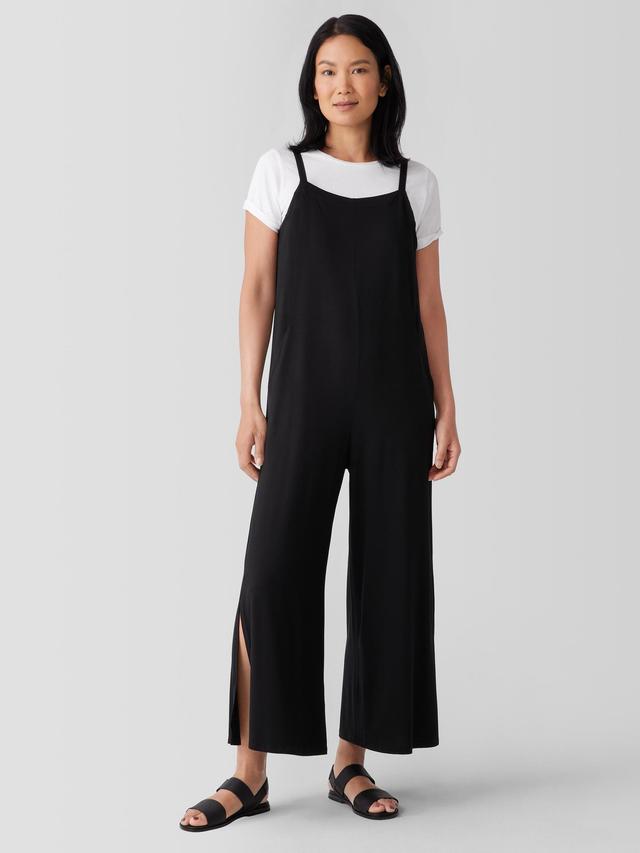 EILEEN FISHER Fine Jersey Square Neck Jumpsuitfemale Product Image