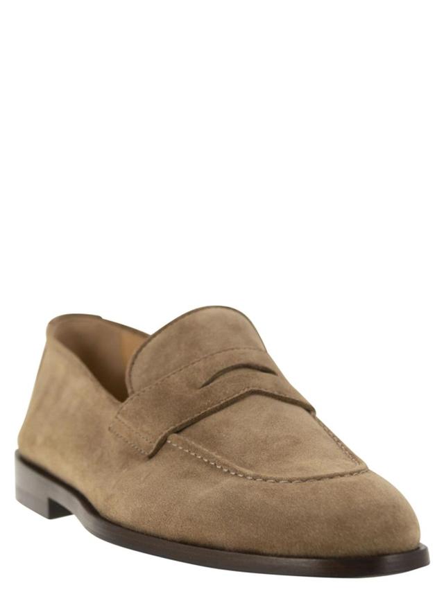 BRUNELLO CUCINELLI Shoes In Brown Product Image