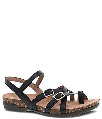 Dansko Roslyn Leather Strappy Thong Sandals Product Image