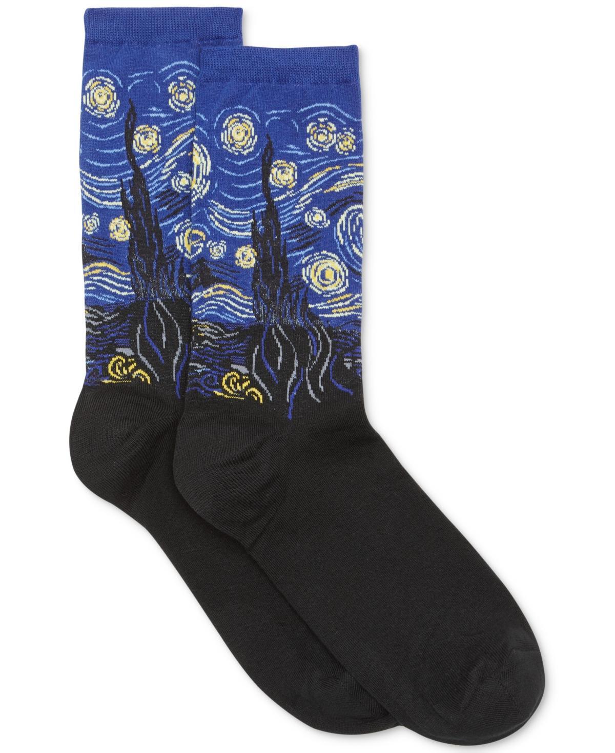 Hot Sox Womens Starry Night Fashion Crew Socks Product Image