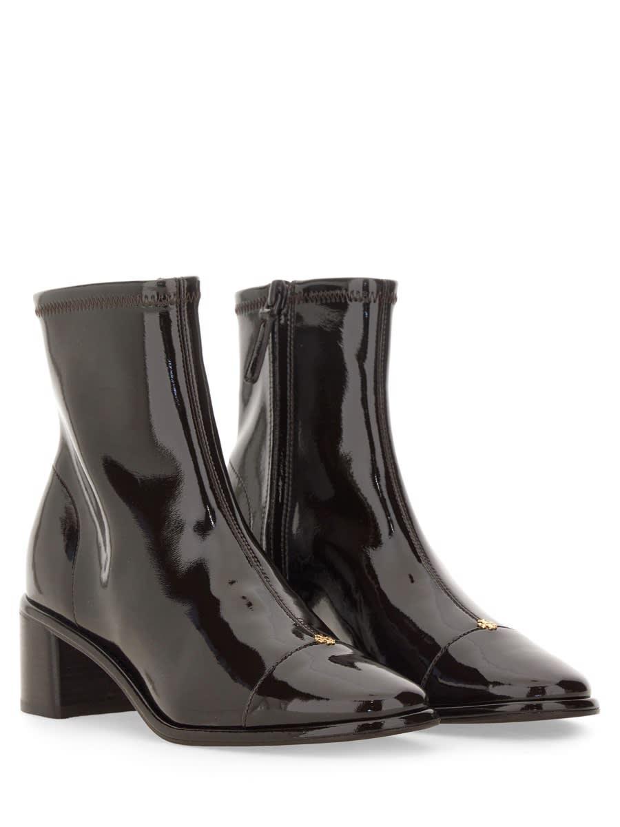 TORY BURCH Pointed Toe Ankle Boots In Black Product Image