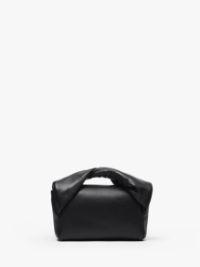 MEDIUM TWISTER - LEATHER TOP HANDLE BAG in black | JW Anderson US  Product Image