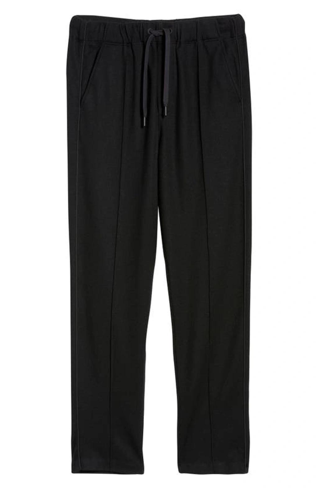 Black Wool Andrew Lounge Pants Product Image