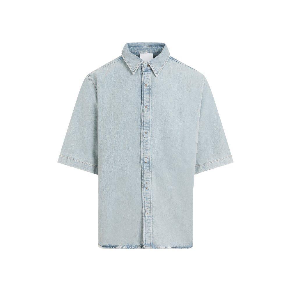 Buttoned Short In Blue Product Image