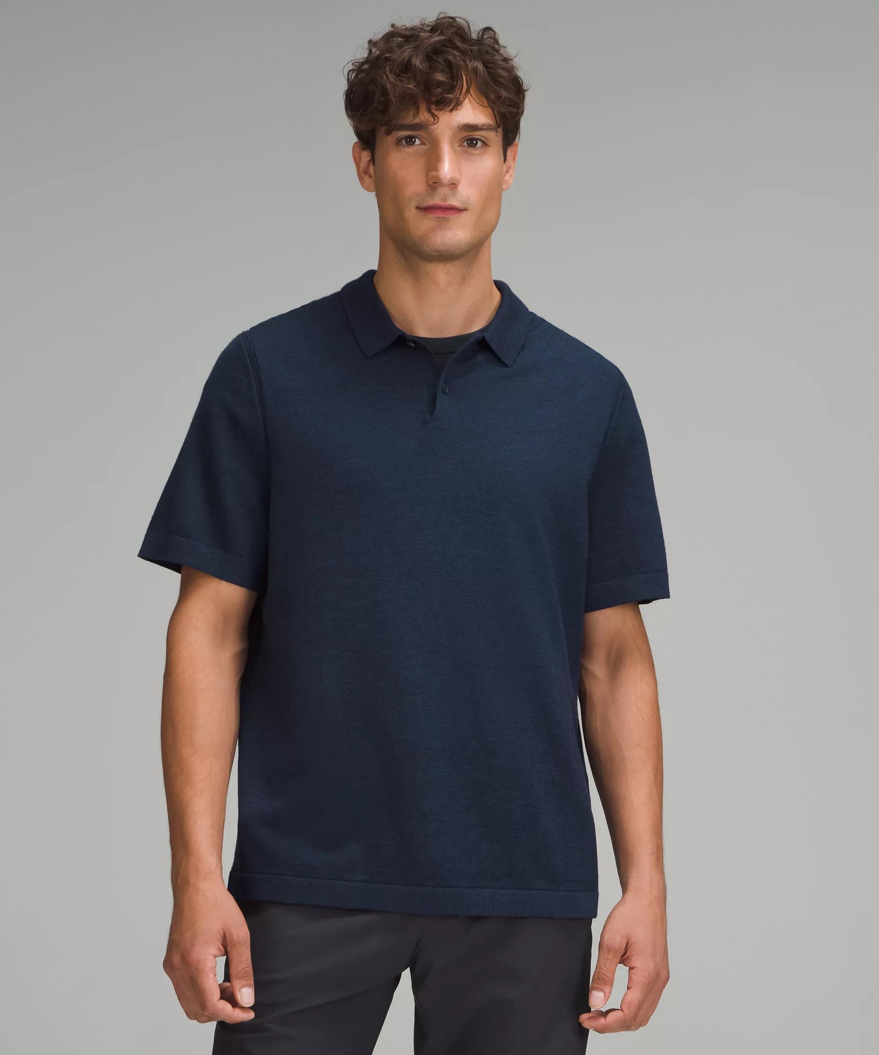 New Venture Short-Sleeve Knit Polo Shirt Product Image