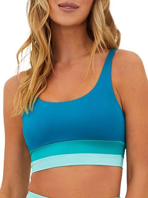 Womens Mackenzie Colorblocked Bikini Top Product Image