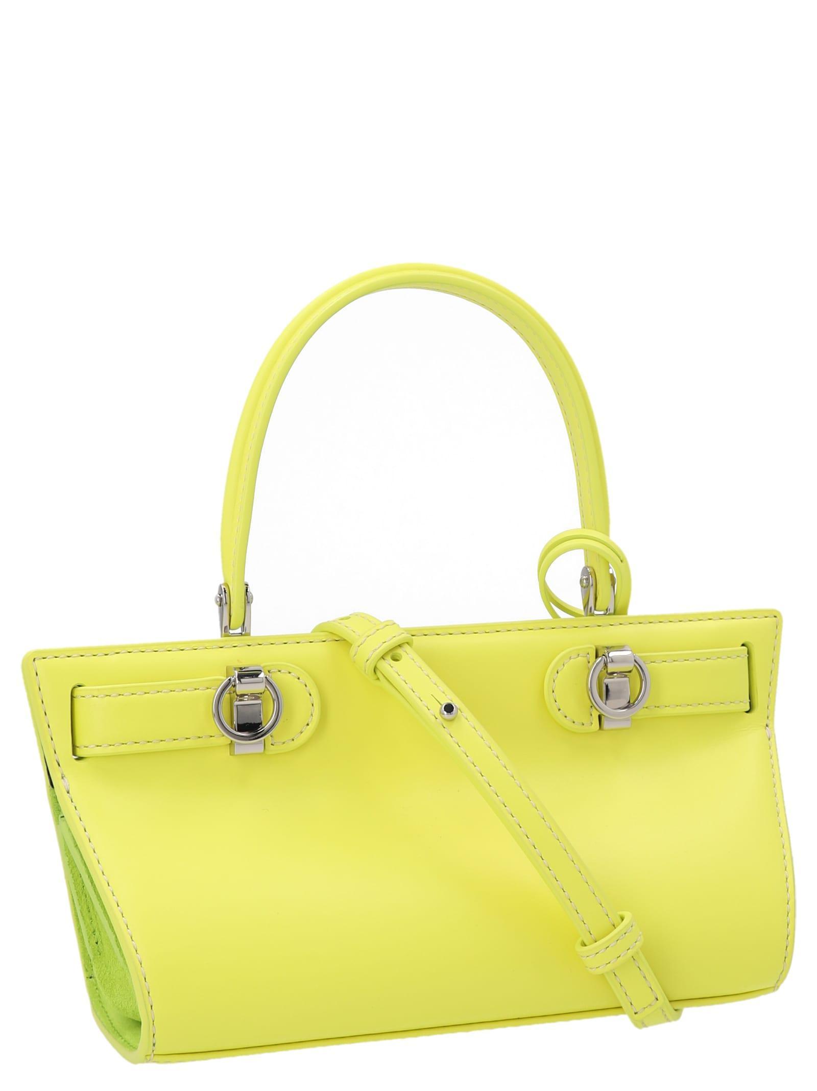 Petite Lee Radziwill Cat Eye Handbag In Yellow Product Image