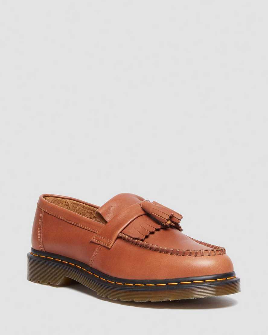 Adrian Carrara Leather Tassel Loafers Product Image