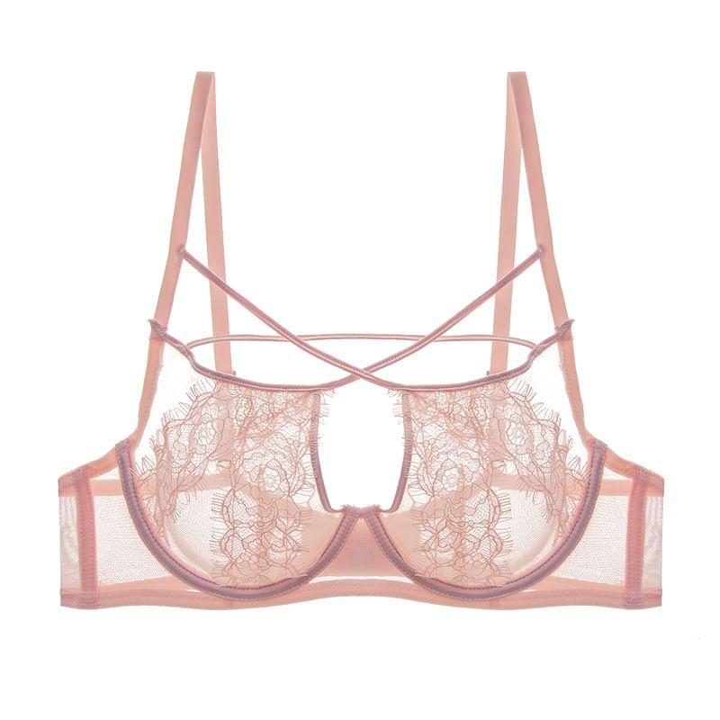 Strappy Lace Bra Product Image