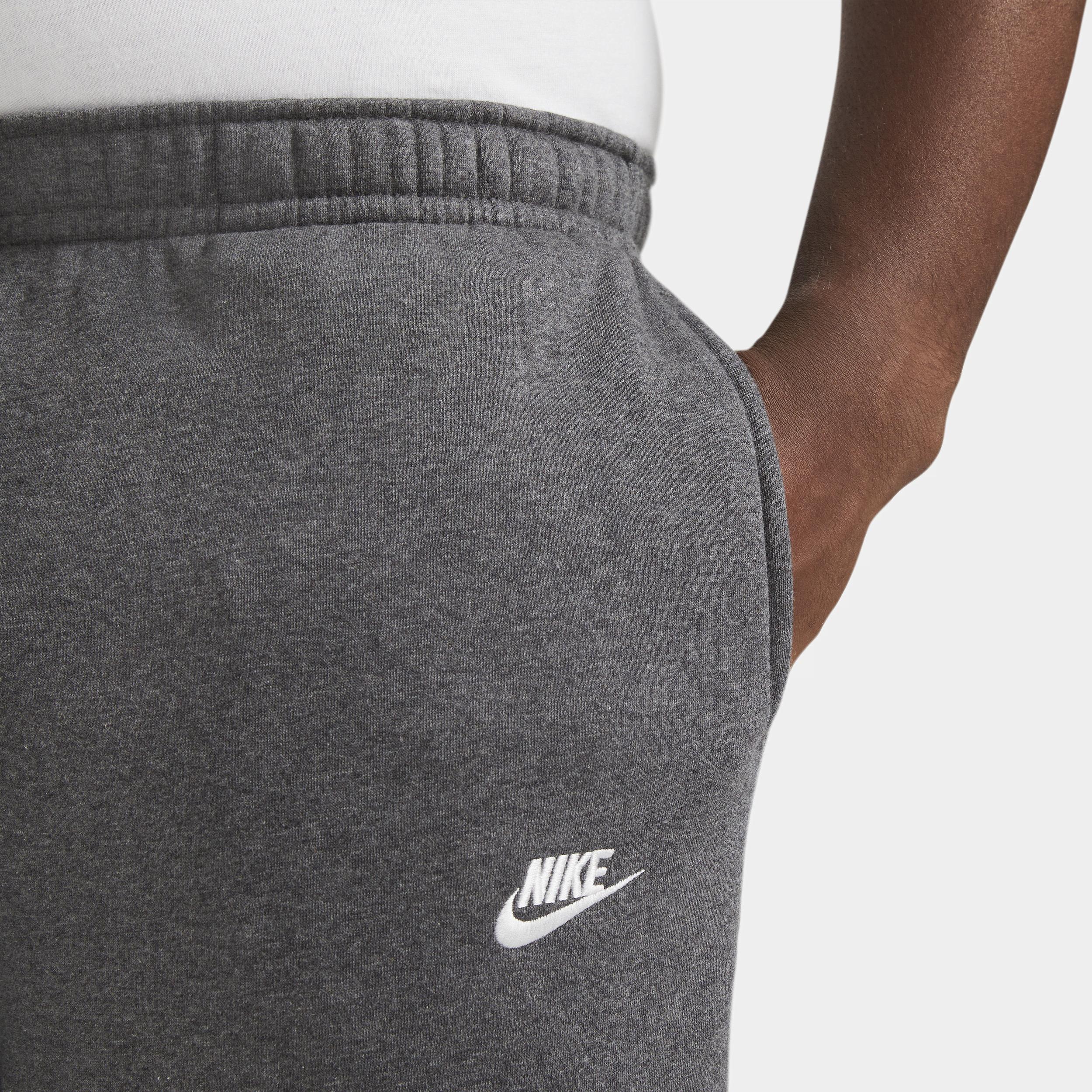 Mens Nike Sportswear Club Fleece Pants Grey Heather White Product Image