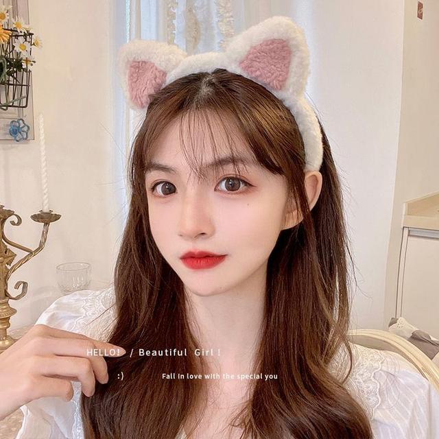 Cat Ear Chenille Headband (Various Designs) Product Image