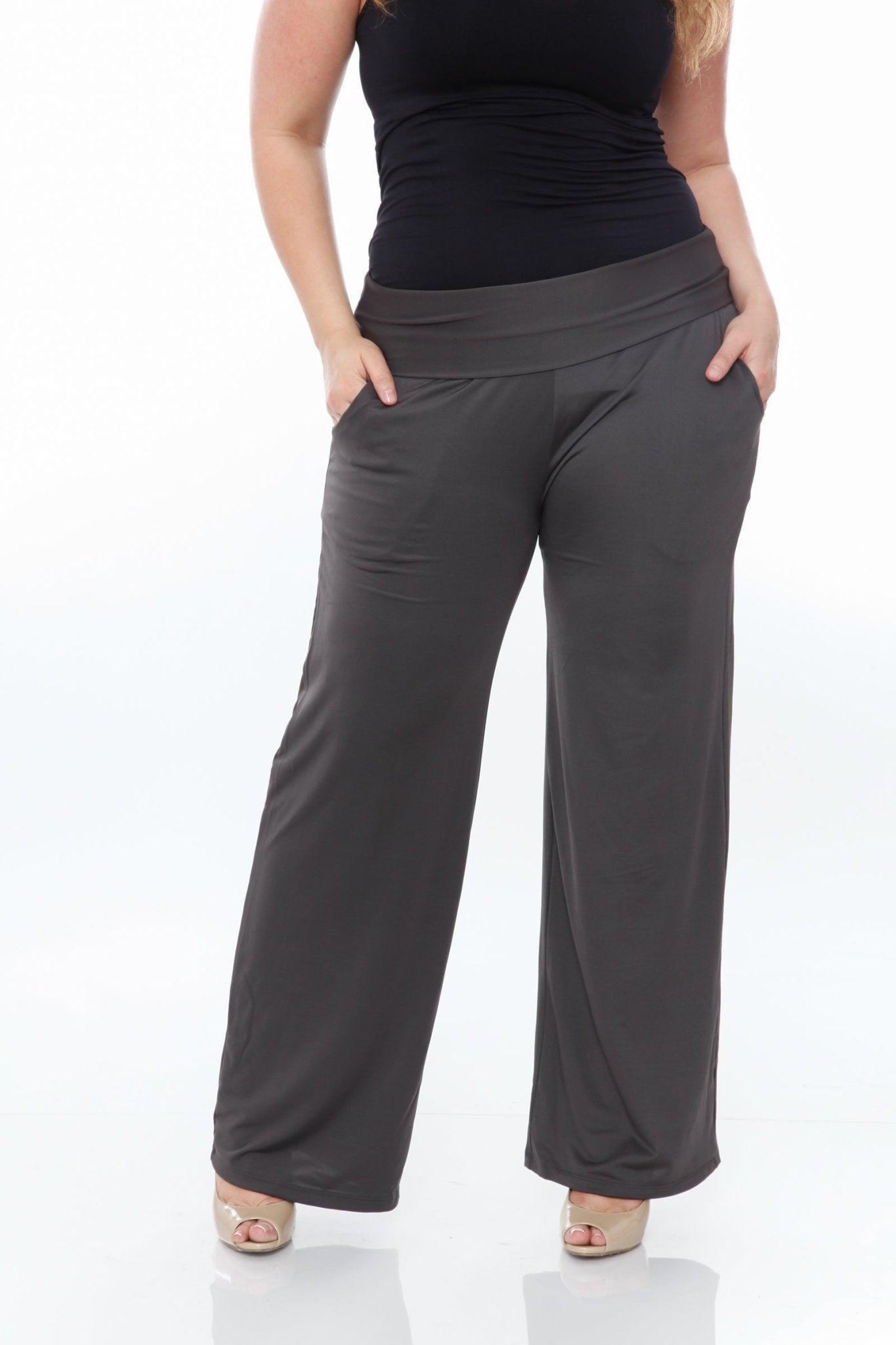 Solid Palazzo Pants - Plus Product Image