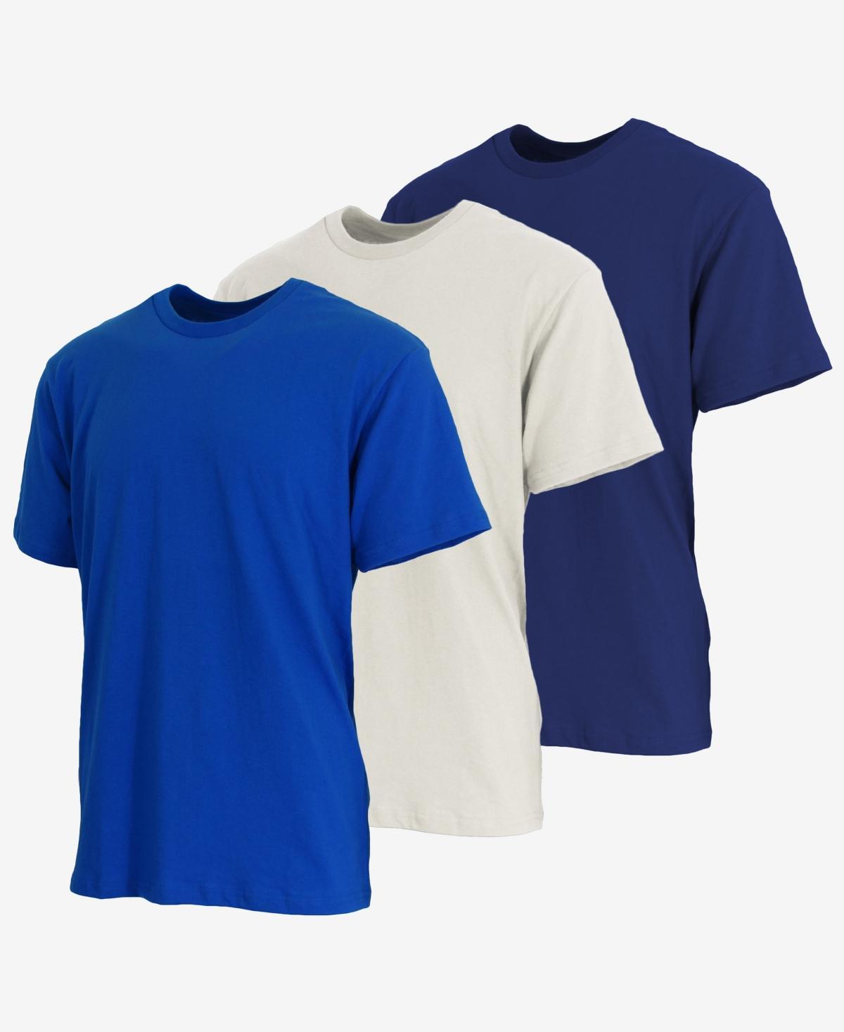 Blue Ice Mens Short Sleeve Crew Neck Classic T-shirt, Pack of 3 Product Image