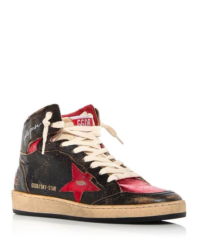 Golden Goose Womens Sky-Star High Top Sneakers Product Image