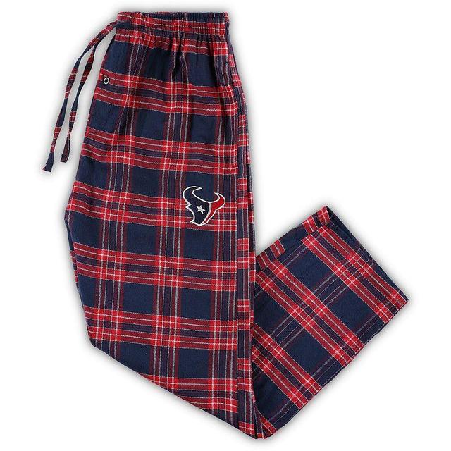 Mens Concepts Sport /Red Houston Texans Big & Tall Ultimate Sleep Pant Blue Product Image