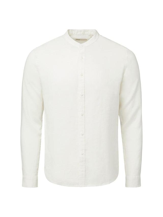 Mens Linen Button-Front Shirt Product Image