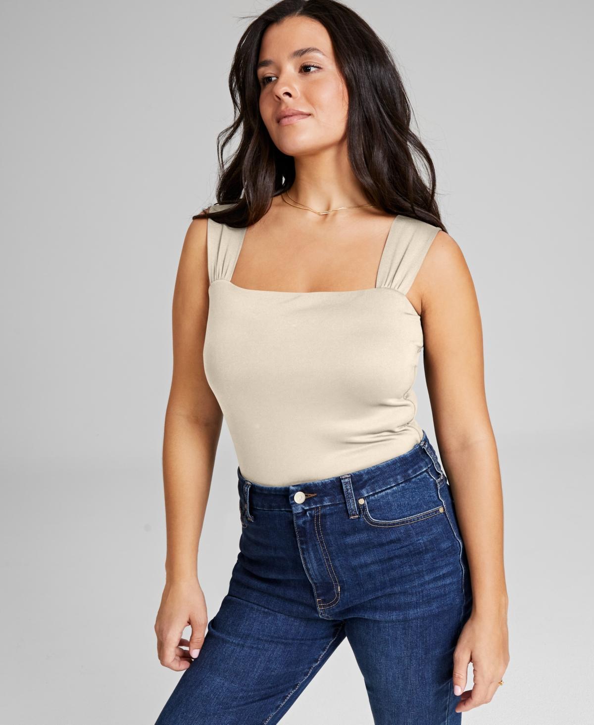 And Now This Womens Double Layered Sleeveless Bodysuit, Created for Macys Product Image