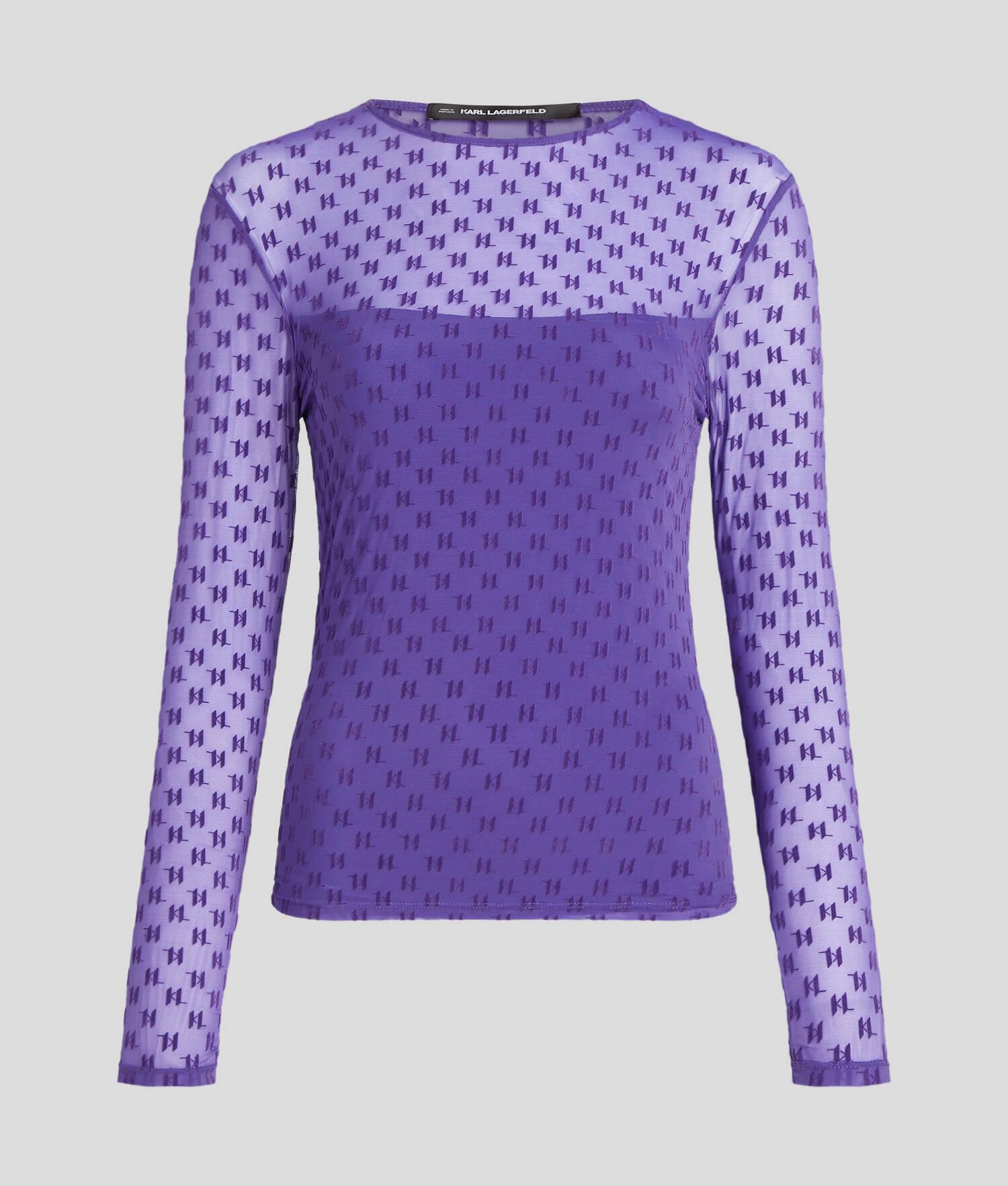 KL MONOGRAM MESH TOP Product Image