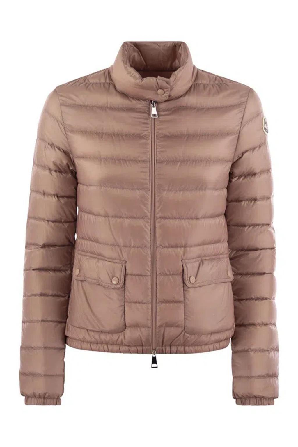 MONCLER Lans - Short Down Jacket In Pink Product Image