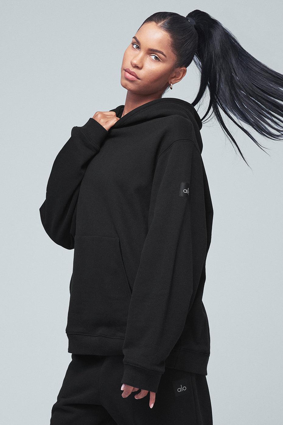 Renown Heavy Weight Hoodie - Black Female Product Image