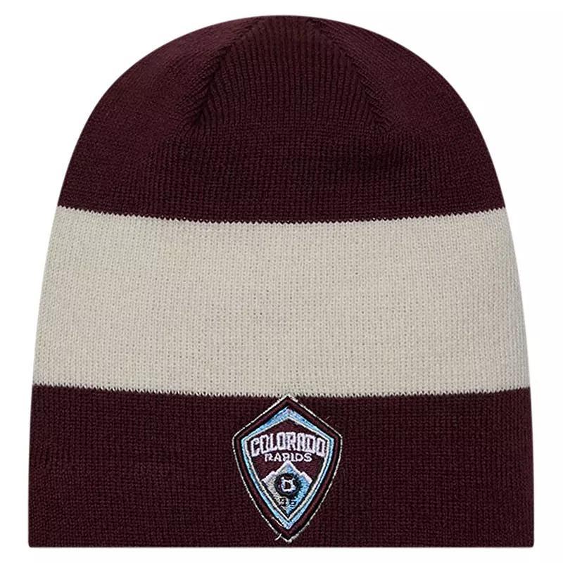 Mens New Era Burgundy Colorado Rapids 2024 Kick Off Collection Knit Beanie Product Image