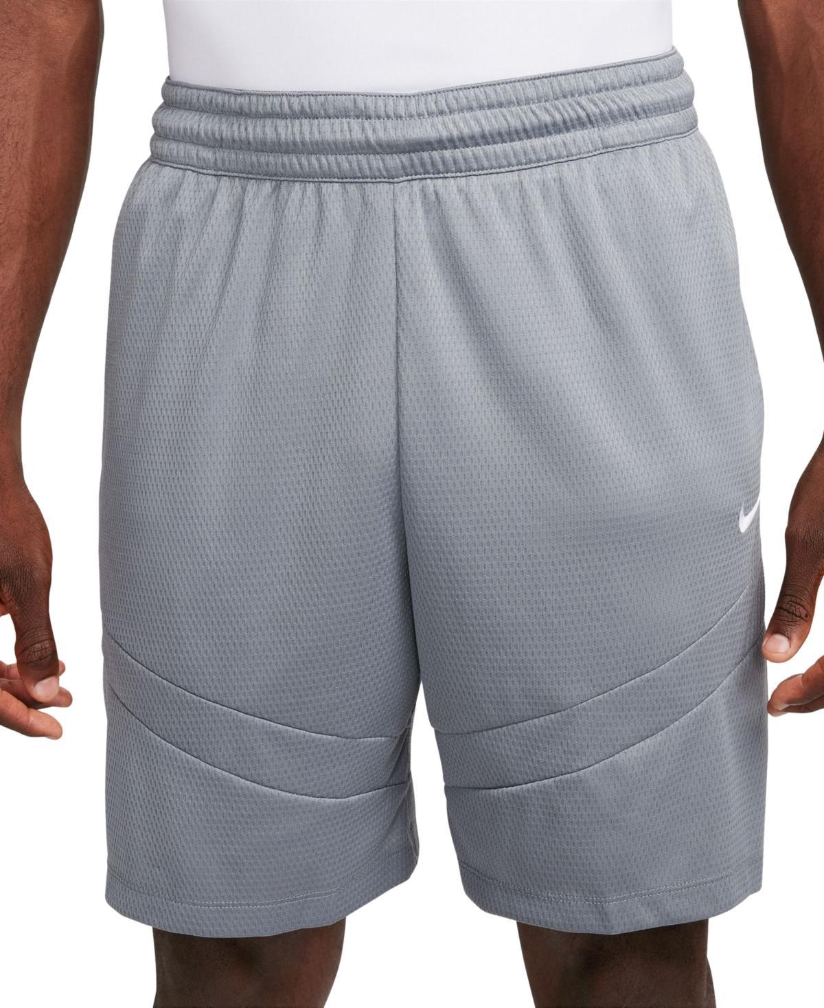 Icon Men's Dri-fit Drawstring 8" Basketball Shorts In White,midnight Navy,white,(midnight Navy Product Image