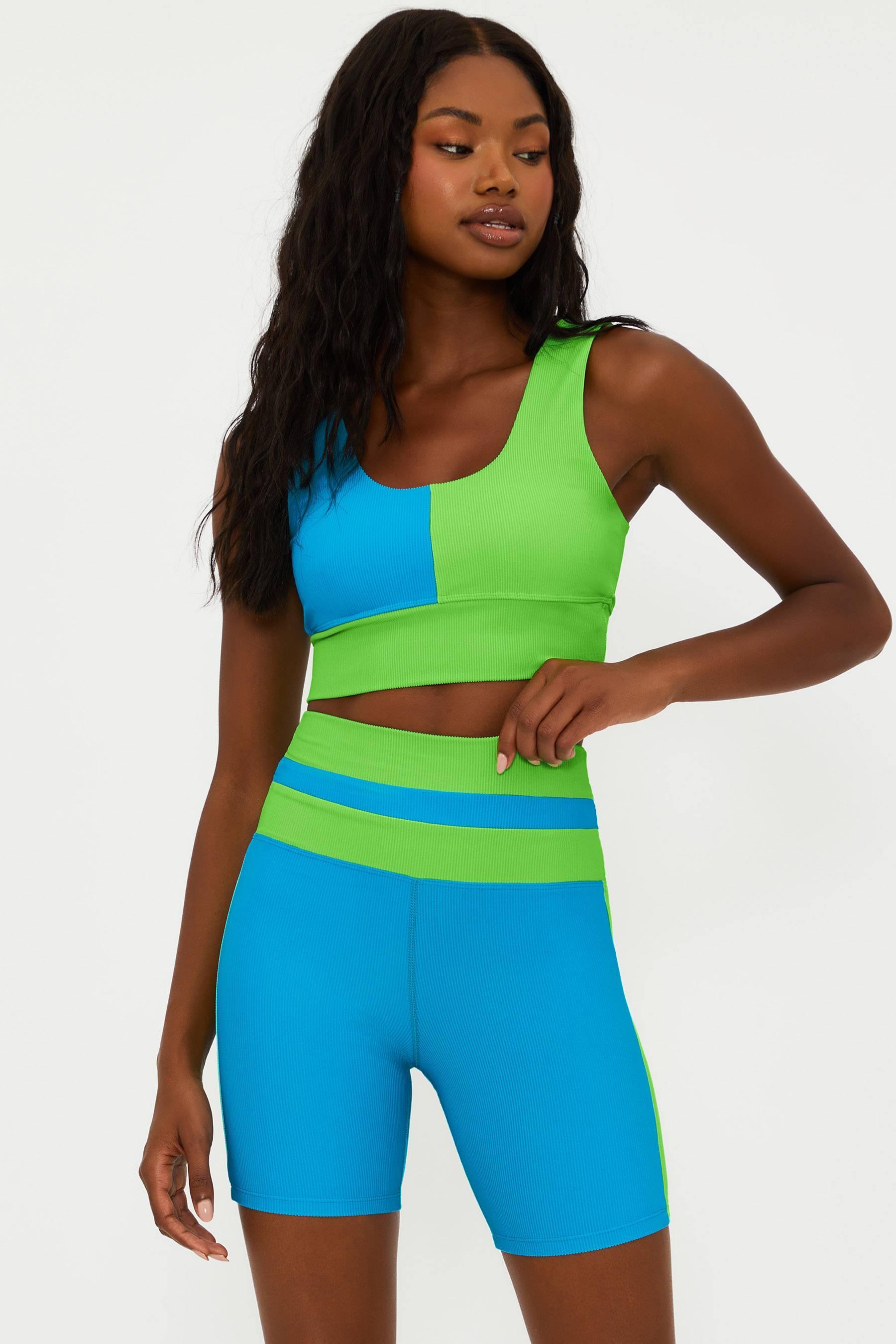 Carina Top Palm Green Colorblock Product Image