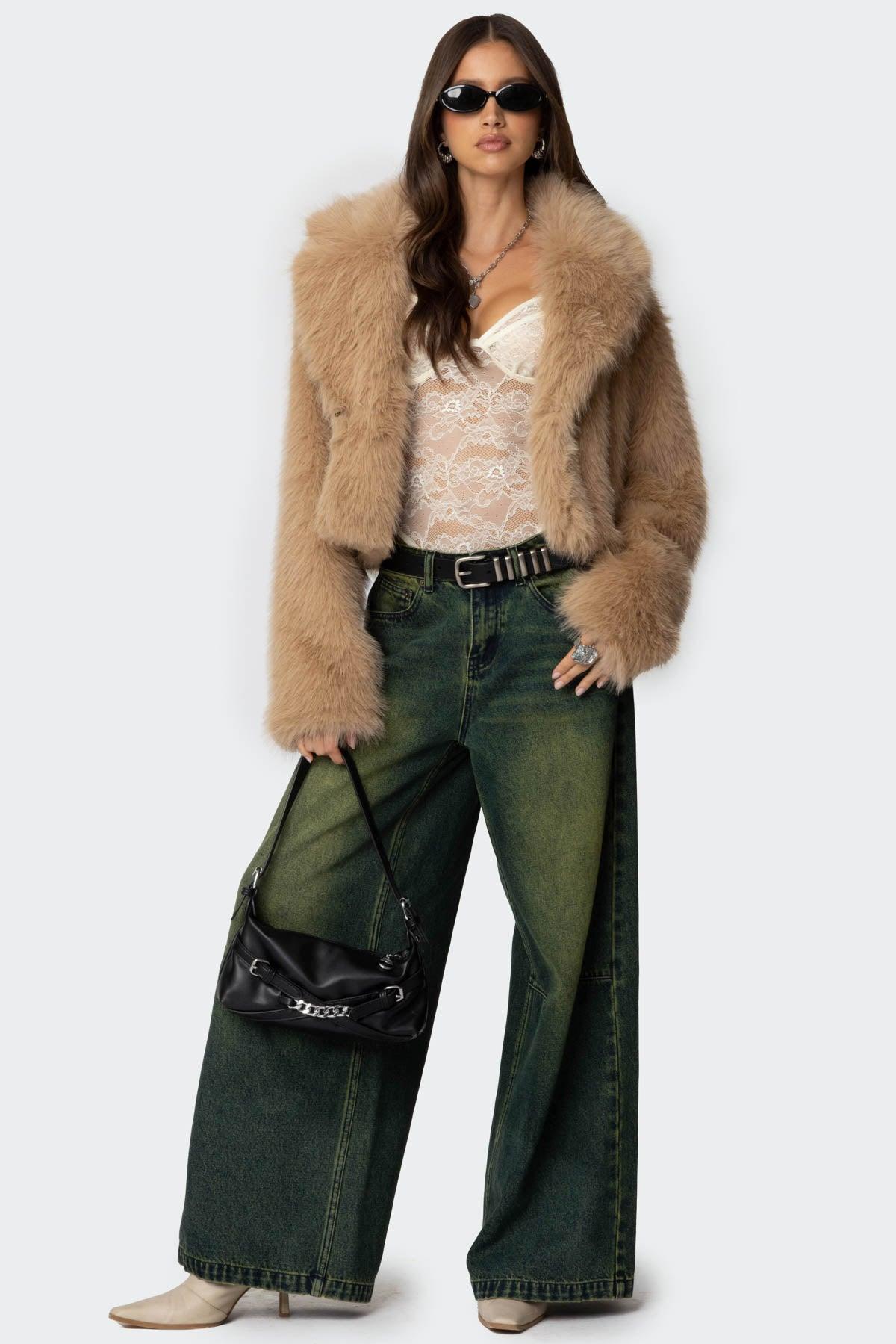 Sierra Oversized Faux Fur Jacket Product Image