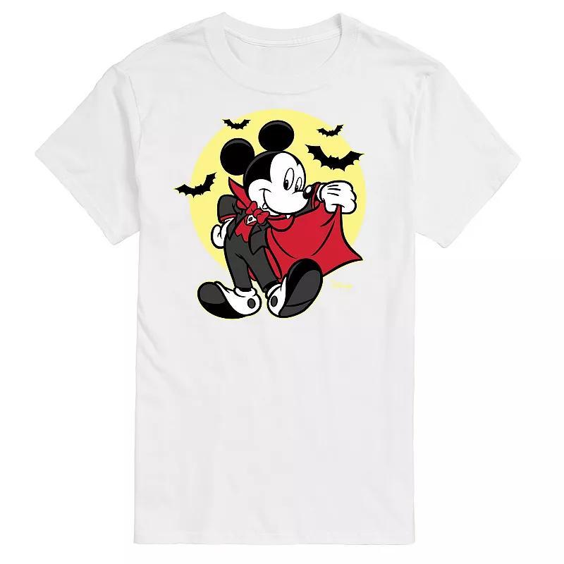 Disneys Mickey Mouse & Friends Big & Tall Mickey Vampire Graphic Tee, Mens Product Image