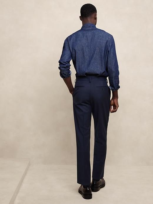 Tailored-Fit Luxe Wool-Blend Suit Trouser Product Image