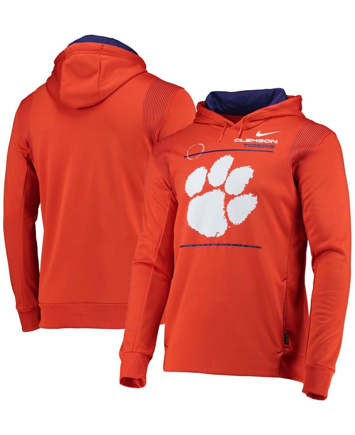 Mens Nike Clemson Tigers 2021 Team Sideline Performance Pullover Hoodie Product Image