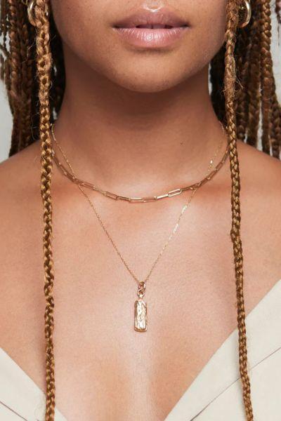 Deux Lions Jewelry Golden Coulee Layered Necklace Womens at Urban Outfitters Product Image