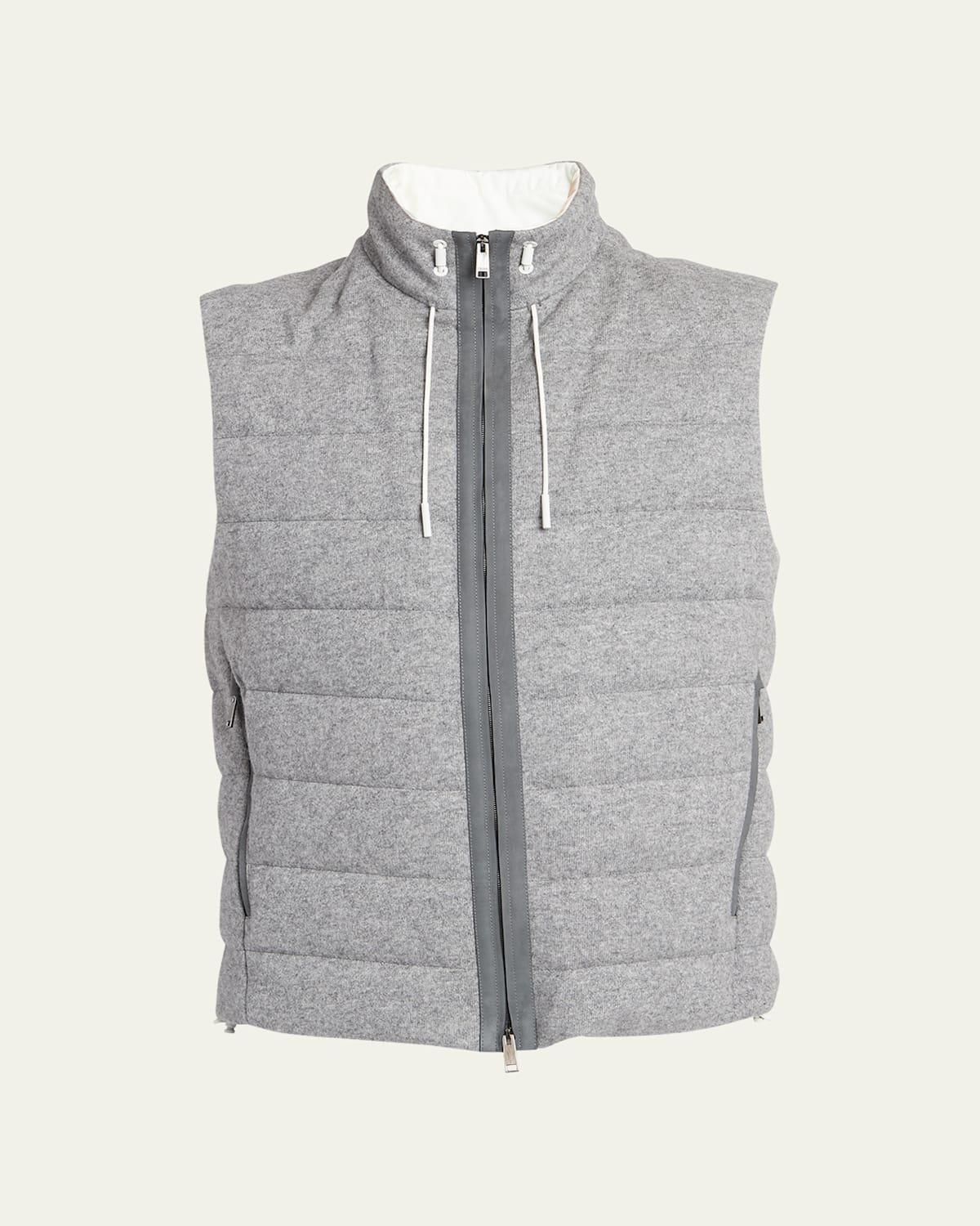 Mens Oasi Cashmere Knit Padded Vest Product Image