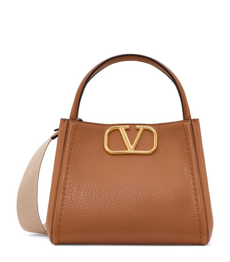 Medium Leather Alltime Top-handle Bag In Almondmult Product Image